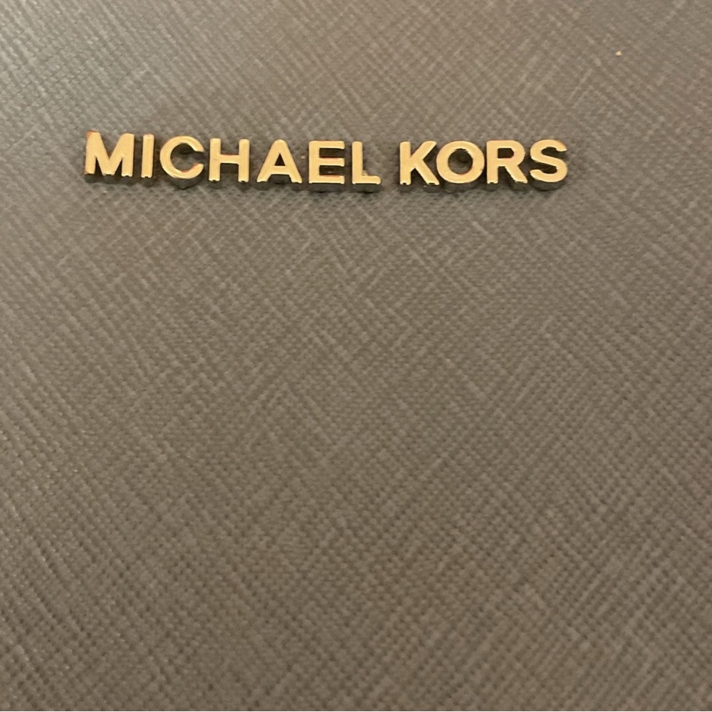 Michael Kors Black Leather Bag with Signature Lining - Picture 3 of 3